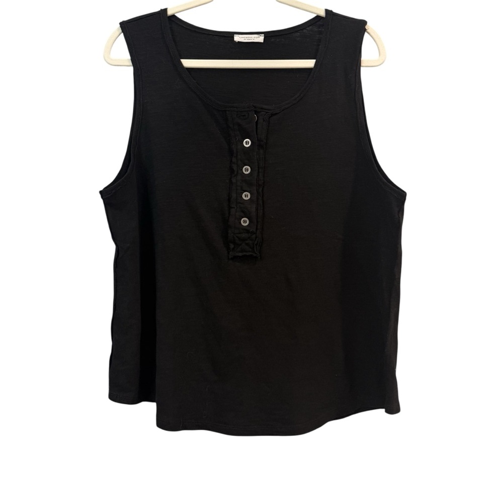 Chic Soul “AM to PM” Black Tank | 2X